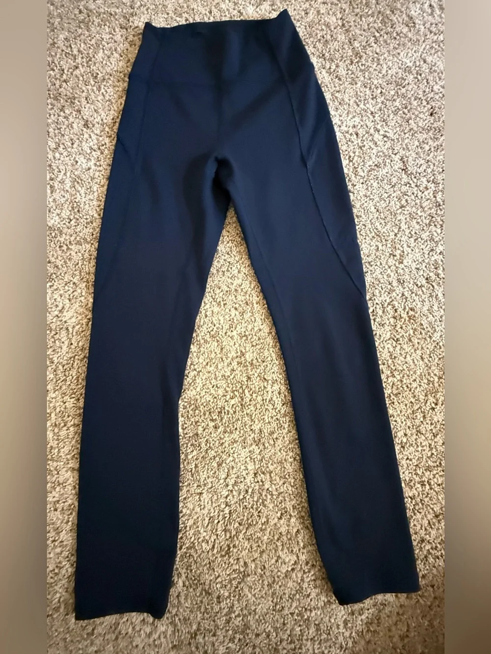 Lululemon Navy High Rise Cropped Leggings Size 2